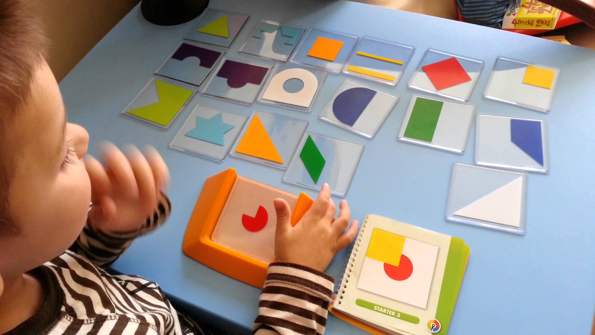 настольная игра "Цветовой код" для дошкольника